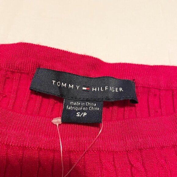 Tommy Hilfiger Womens Knit Sweater Size Small Red - Picture 4 of 16